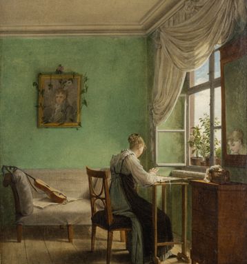 Georg Friedrich Kersting: Die Stickerin