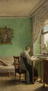Georg Friedrich Kersting: Die Stickerin
